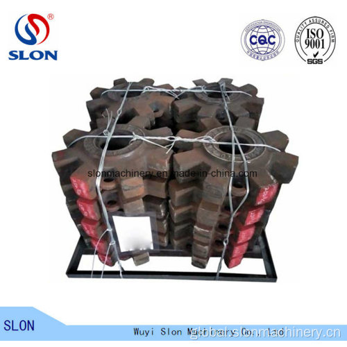 Eco Shredder Parts Manganese Steel Shredder Parts Crusher Plate Hammer Factory